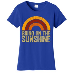 Bring On The Sunshine Gift Rainbow Retro Sunshine Meaningful Gift Women's T-Shirt