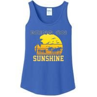 Bring On The Sunshine Summer Season Summer Vibes Gift Ladies Essential Tank