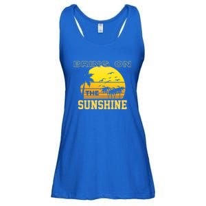 Bring On The Sunshine Summer Season Summer Vibes Gift Ladies Essential Flowy Tank