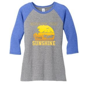 Bring On The Sunshine Summer Season Summer Vibes Gift Women's Tri-Blend 3/4-Sleeve Raglan Shirt