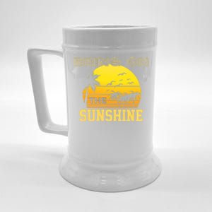 Bring On The Sunshine Summer Season Summer Vibes Gift Beer Stein