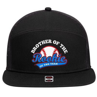 Brother of the Rookie Rookie of the Year Brother 7 Panel Mesh Trucker Snapback Hat