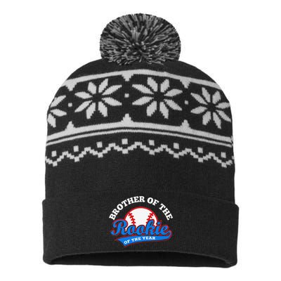 Brother of the Rookie Rookie of the Year Brother USA-Made Snowflake Beanie