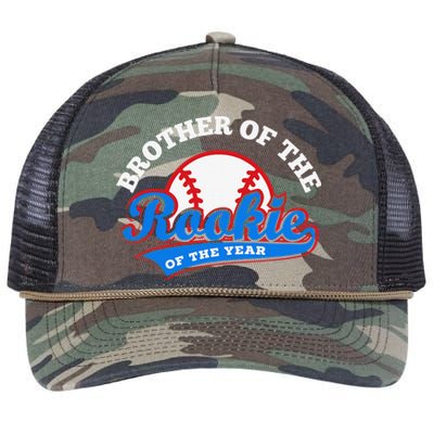 Brother of the Rookie Rookie of the Year Brother Retro Rope Trucker Hat Cap