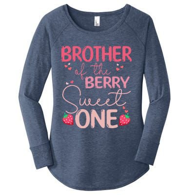 Brother Of The Berry Sweet One Strawberry First Birthday Women's Perfect Tri Tunic Long Sleeve Shirt