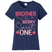 Brother Of The Berry Sweet One Strawberry First Birthday Women's T-Shirt