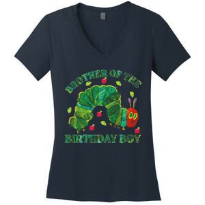 Brother Of The Birthday Hungry Caterpillar Family Women's V-Neck T-Shirt