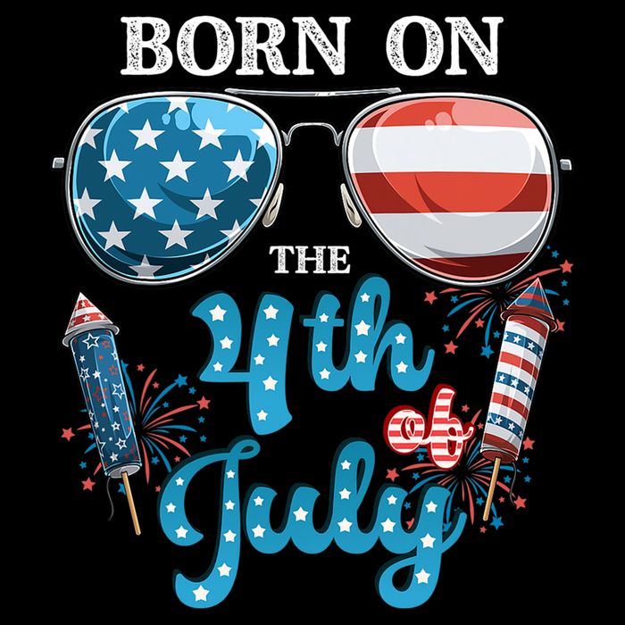 Born On The Fourth Of July 4th Of July Birthday Patriotic Impact Tech Backpack