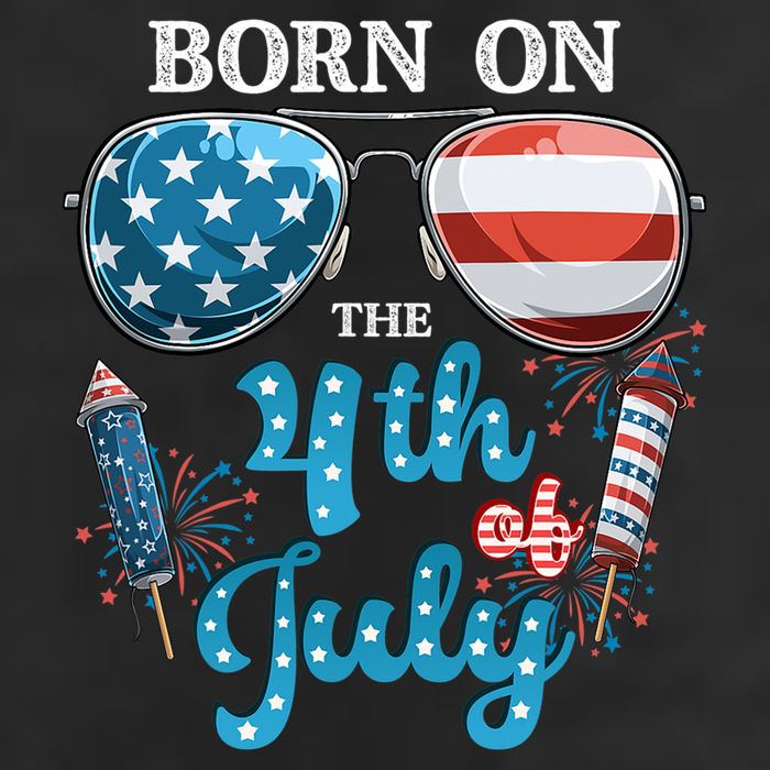 Born On The Fourth Of July 4th Of July Birthday Patriotic 11oz C Handle Ceramic Mug