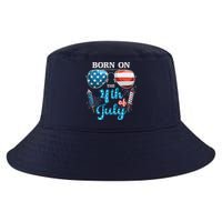 Born On The Fourth Of July 4th Of July Birthday Patriotic Cool Comfort Performance Bucket Hat
