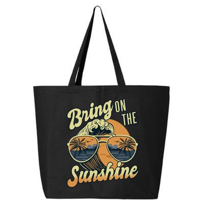 Bring On The Sunshine Beach Summer Ocean Vacation Family Funny Gift 25L Jumbo Tote