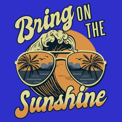 Bring On The Sunshine Beach Summer Ocean Vacation Family Funny Gift T-Shirt