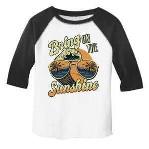 Bring On The Sunshine Beach Summer Ocean Vacation Family Funny Gift Toddler Fine Jersey T-Shirt