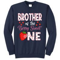 Brother Of The Berry Sweet One Strawberry First Birthday Sweatshirt