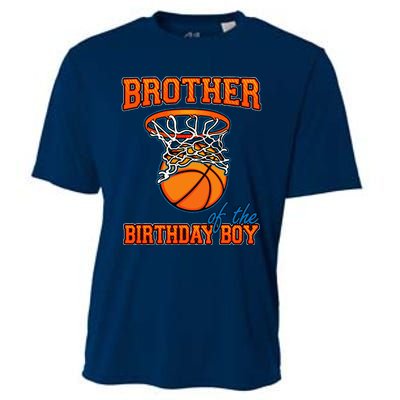 Brother Of The Birthday Boy Basketball Birthday Family Party Cooling Performance Crew T-Shirt