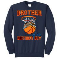 Brother Of The Birthday Boy Basketball Birthday Family Party Sweatshirt