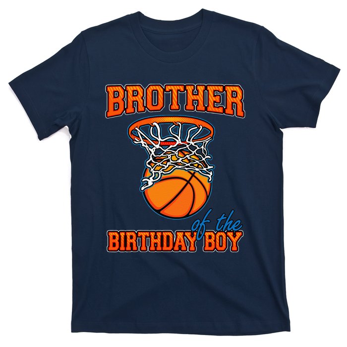 Brother Of The Birthday Boy Basketball Birthday Family Party T-Shirt