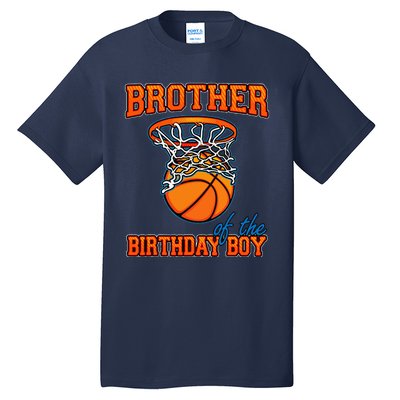 Brother Of The Birthday Boy Basketball Birthday Family Party Tall T-Shirt