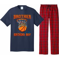 Brother Of The Birthday Boy Basketball Birthday Family Party Pajama Set