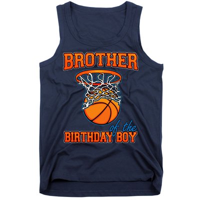 Brother Of The Birthday Boy Basketball Birthday Family Party Tank Top