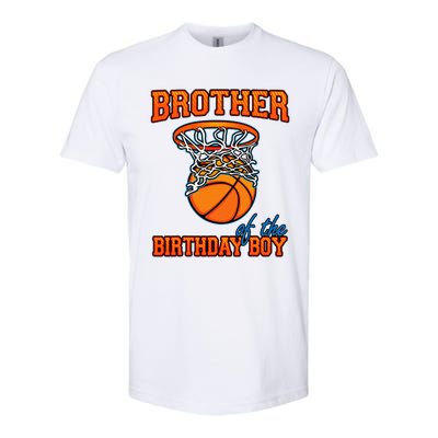 Brother Of The Birthday Boy Basketball Birthday Family Party Softstyle CVC T-Shirt