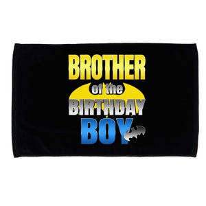 Brother Of The Birthday Boy Bat Family Matching Microfiber Hand Towel