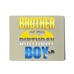 Brother Of The Birthday Boy Bat Family Matching Mousepad