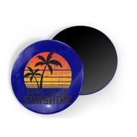 Bring On The Sunshine Summertime Summer Season Summer Vibes Gift Magnet