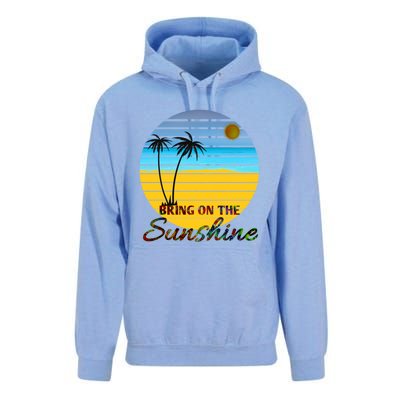 Bring On The Sunshine Beach Vacation Summer Cool Gift Unisex Surf Hoodie