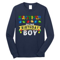 Brother Of The Birthday Boy Building Blocks Master Builder Long Sleeve Shirt