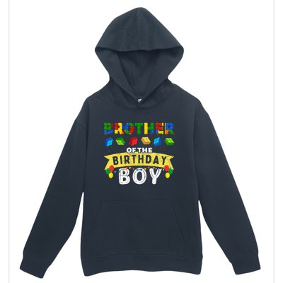 Brother Of The Birthday Boy Building Blocks Master Builder Urban Pullover Hoodie