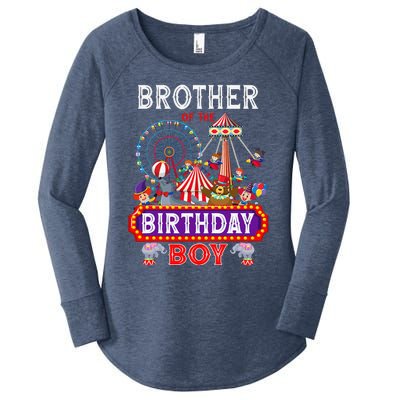 Brother Of The Birthday Boy Carnival Circus 1st Birthday Women's Perfect Tri Tunic Long Sleeve Shirt