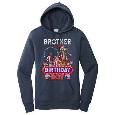 Brother Of The Birthday Boy Carnival Circus 1st Birthday Women's Pullover Hoodie