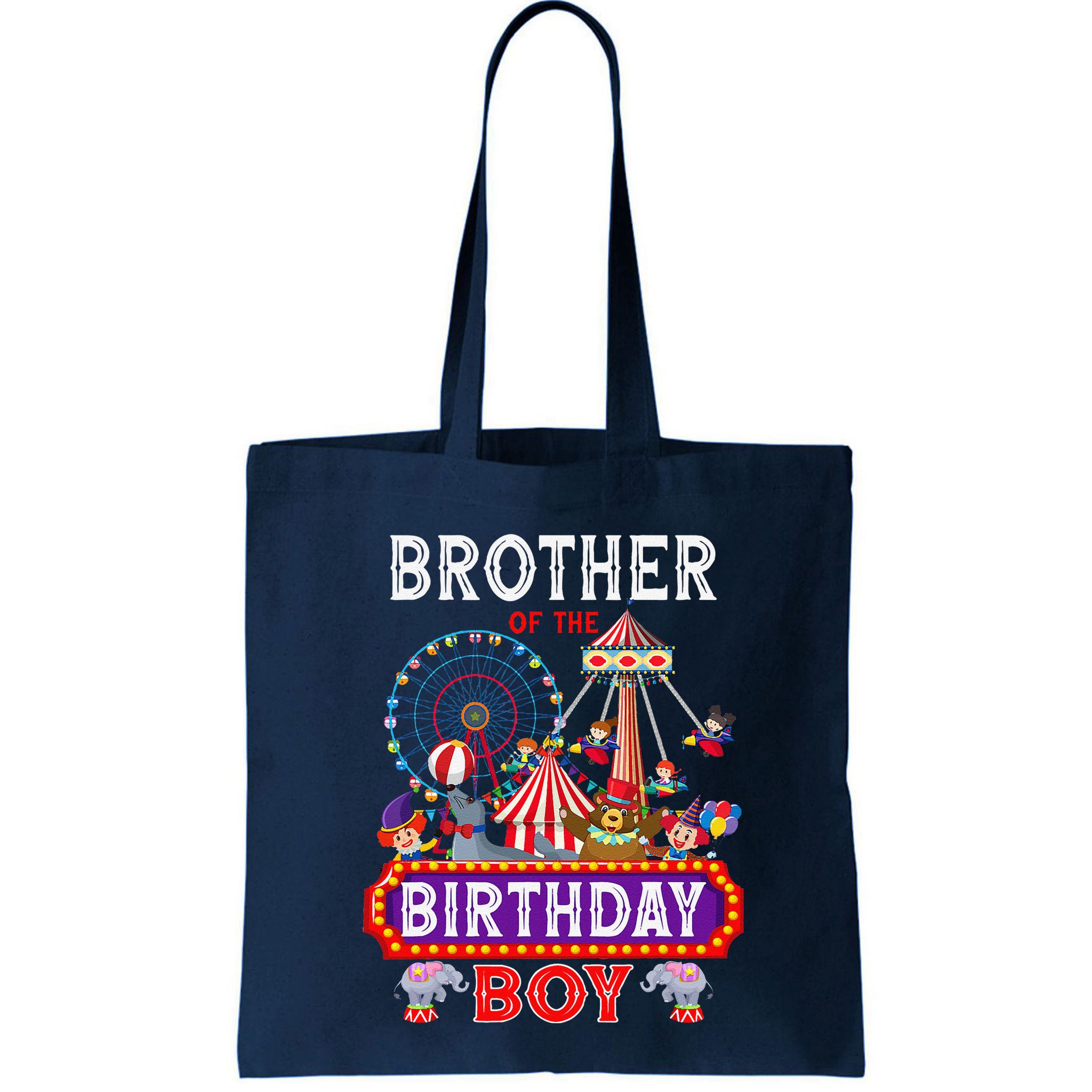 Brother Of The Birthday Boy Carnival Circus 1st Birthday Bag