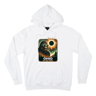 Bigfoot Ohio Total Solar Eclipse 2024 With Eclipse Glasses Hoodie