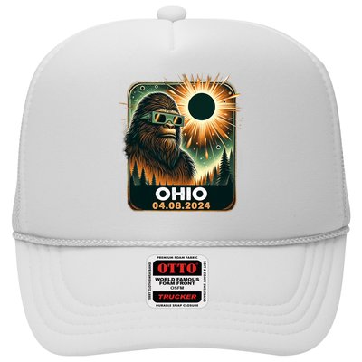 Bigfoot Ohio Total Solar Eclipse 2024 With Eclipse Glasses Trucker Hat