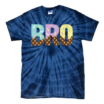 Brother Of The Sweet One Ice Cream 1st First Birthday Family Tie-Dye T-Shirt