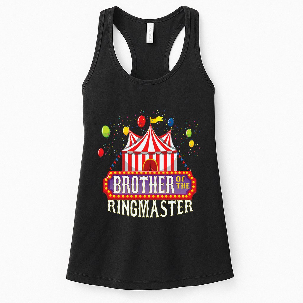 Brother Of The Birthday Ringmaster Circus Party Bday Gift Womens Tank Top