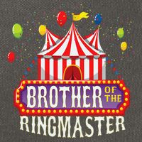 Brother Of The Birthday Ringmaster Circus Party Bday Gift Cotton Canvas Backpack