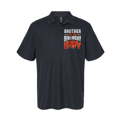 Brother Of The Birthday Baller Basketball Themed Party Softstyle Adult Sport Polo