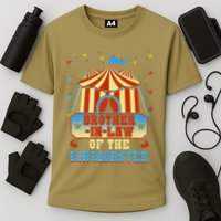 BrotherInLaw Of The Ringmaster Circus Birthday Party Cooling Performance Crew T-Shirt