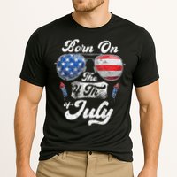 Born On The 4th Of July Birthday Independence Day Cooling Performance Crew T-Shirt