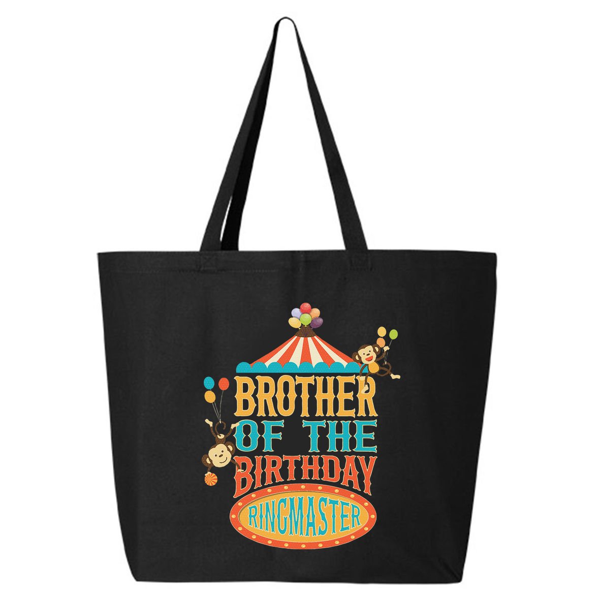 Brother Of The Birthday Ringmaster Circus Party Bday 25L Jumbo Tote
