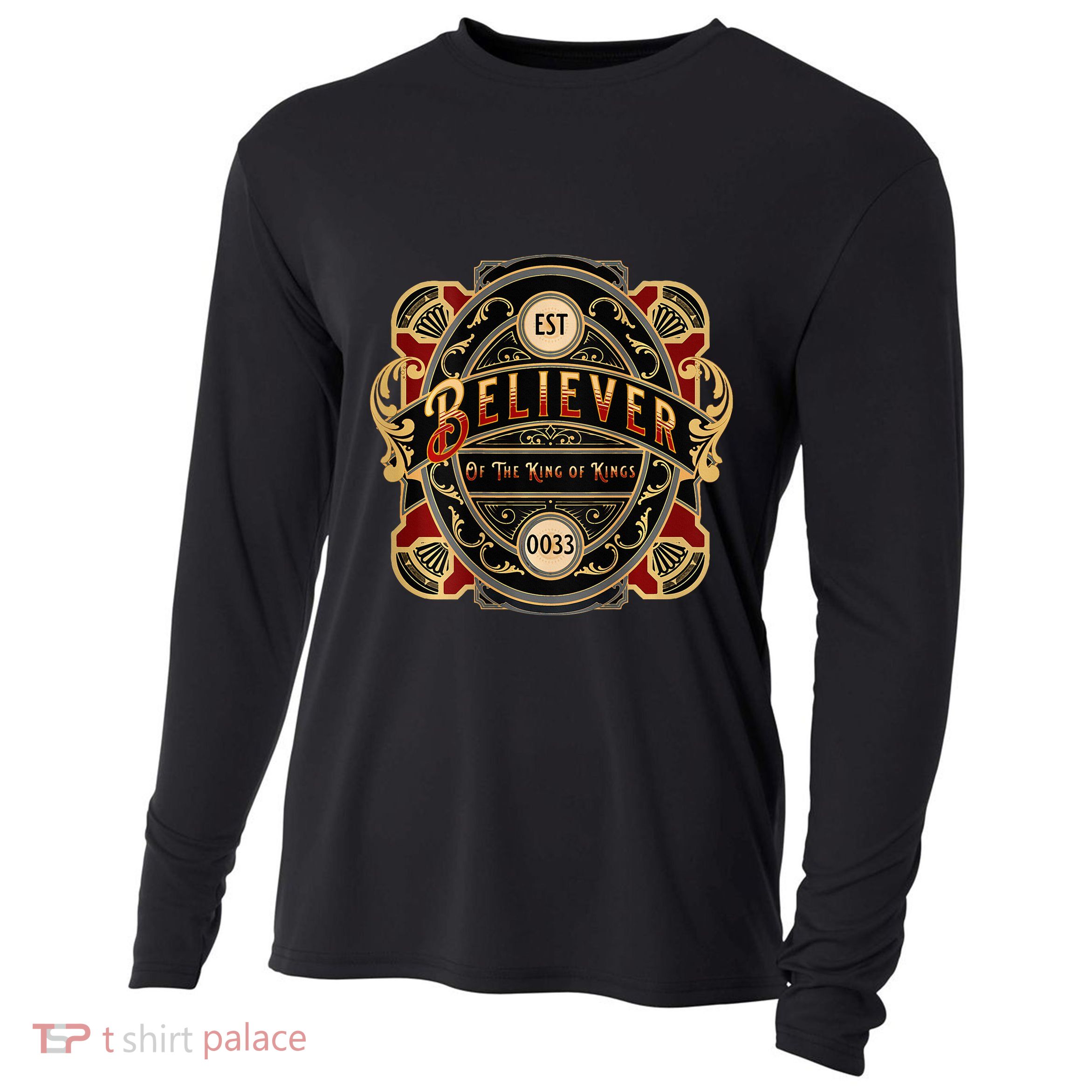 Believer of the King of Kings Cooling Performance Long Sleeve Crew