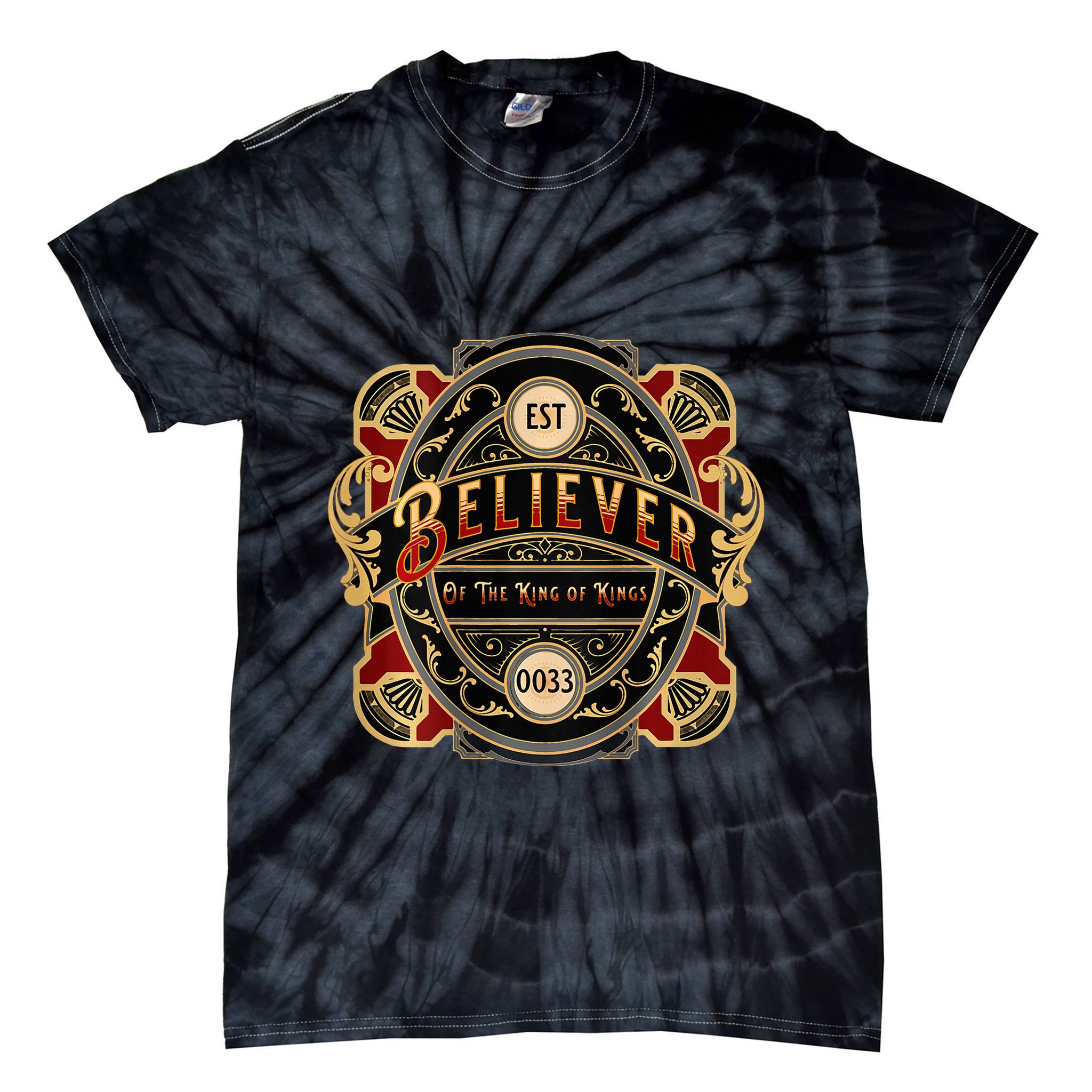 Believer of the King of Kings Tie-Dye T-Shirt