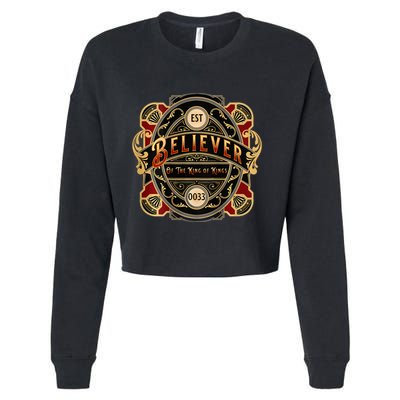 Believer of the King of Kings Cropped Pullover Crew