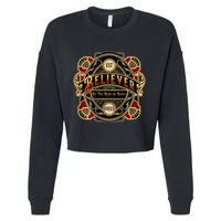 Believer of the King of Kings Cropped Pullover Crew