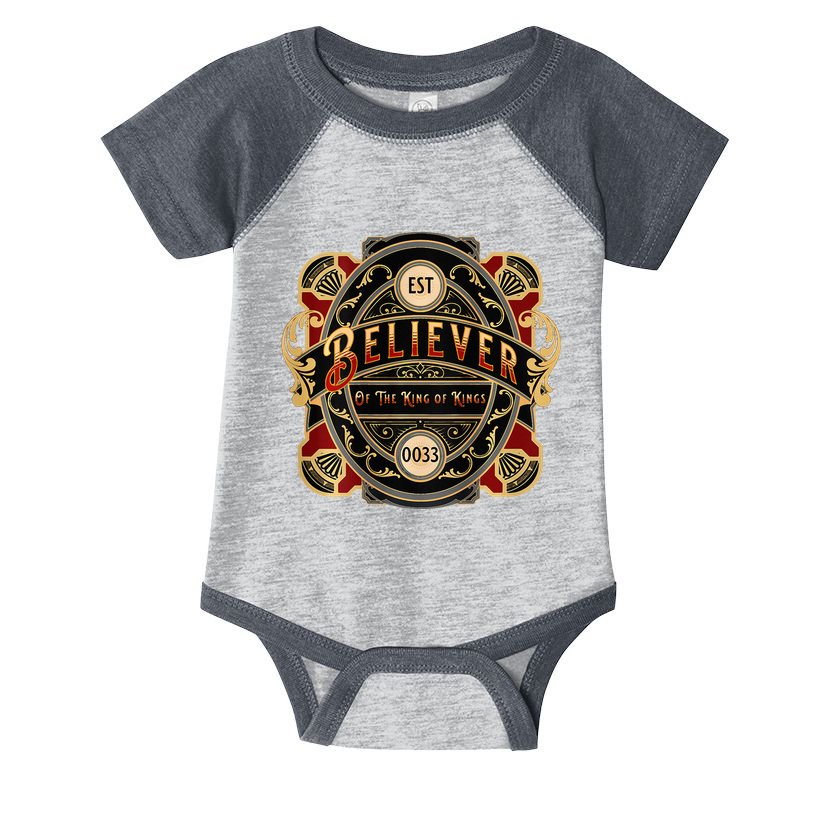 Believer of the King of Kings Infant Baby Jersey Bodysuit