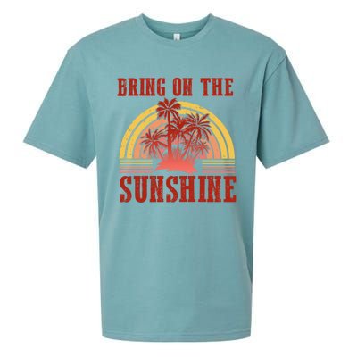 Bring On The Sunshine Graphic Gift Sueded Cloud Jersey T-Shirt