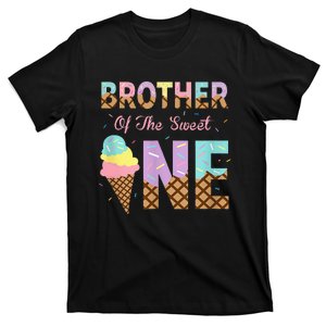 Brother Of The Sweet One Ice Cream 1st First Birthday Family T-Shirt